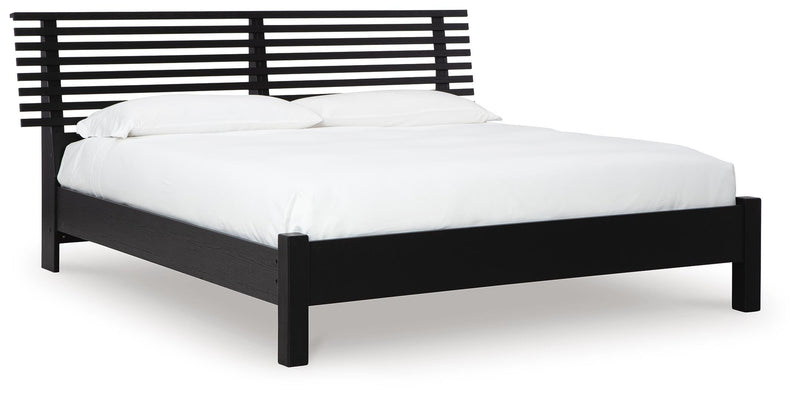 Danziar Slat Panel Bed Bedroom Set