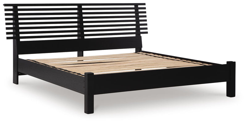 Danziar Slat Panel Bed Bedroom Set