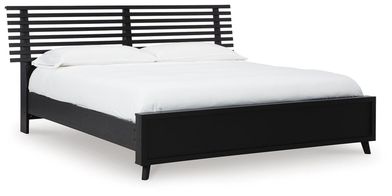 Danziar Slat Panel Bed Bedroom Set