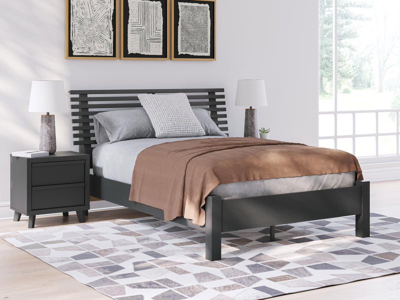 Cama con paneles Danziar Slat