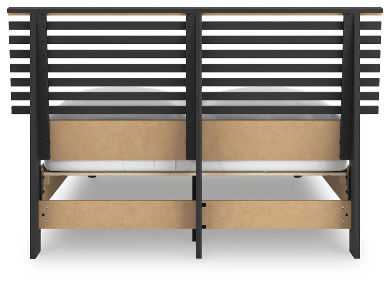 Cama con paneles Danziar Slat