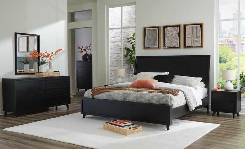Danziar Slat Headboard Bedroom Set