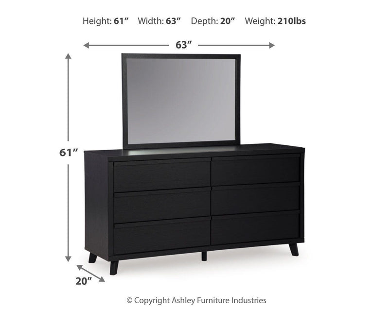 Danziar Slat Panel Bed Bedroom Set