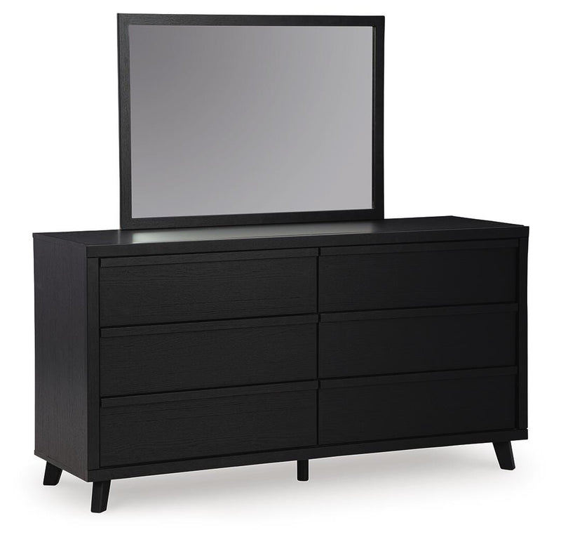 Danziar Slat Panel Bed Bedroom Set