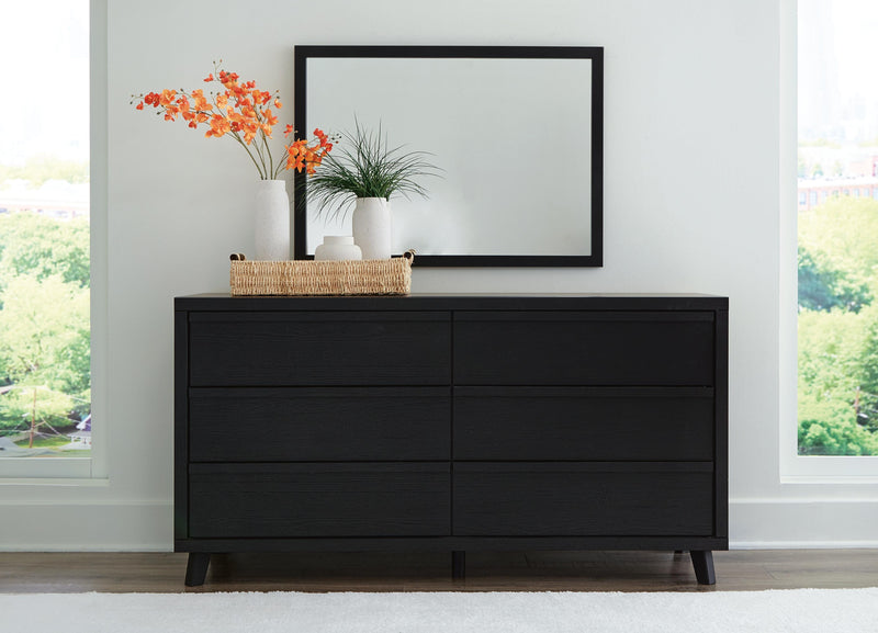 Juego de dormitorio con cama panel Danziar