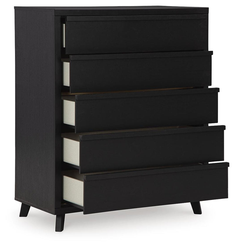 Danziar Slat Panel Bed Bedroom Set