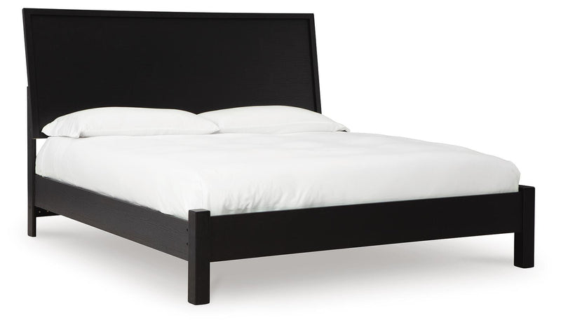 Juego de dormitorio con cama panel Danziar