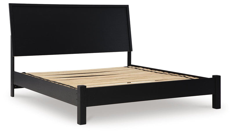 Juego de dormitorio con cama panel Danziar