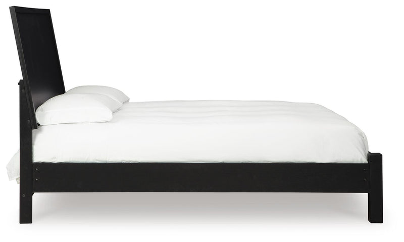Juego de dormitorio con cama panel Danziar