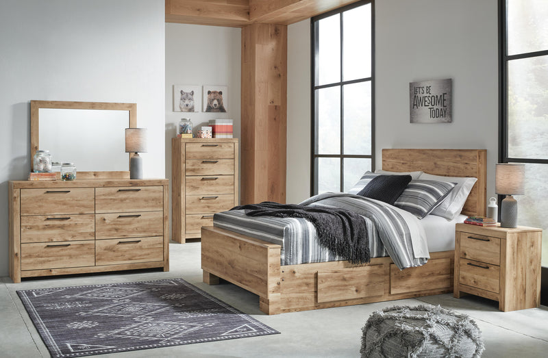 Hyanna Panel Bed Bedroom Set