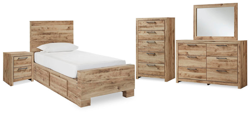 Hyanna Panel Bed Bedroom Set