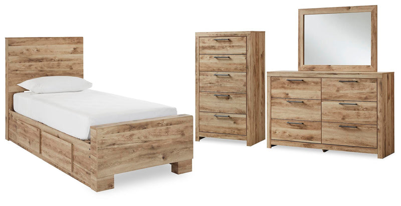 Hyanna Panel Bed Bedroom Set