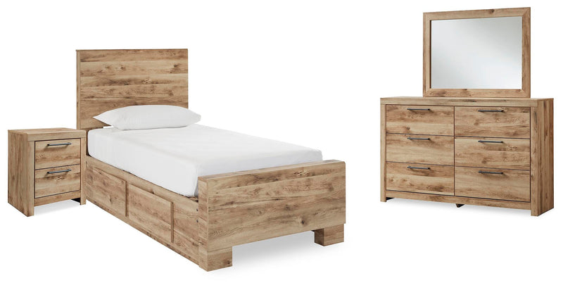 Hyanna Panel Bed Bedroom Set