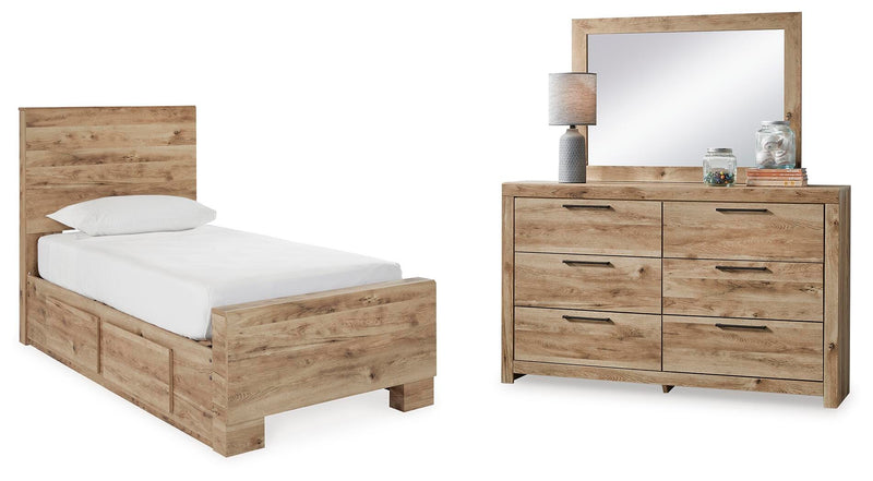 Hyanna Panel Bed Bedroom Set