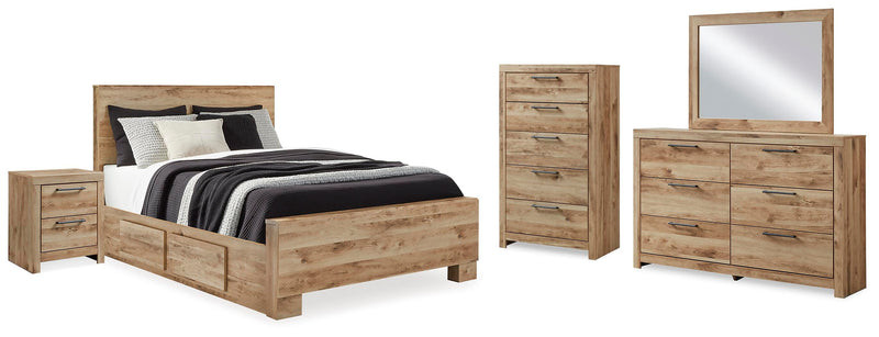 Hyanna Panel Bed Bedroom Set