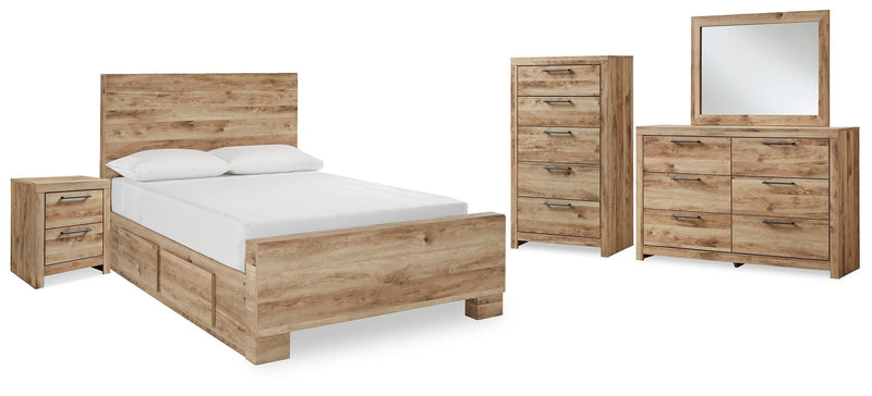 Hyanna Panel Bed Bedroom Set