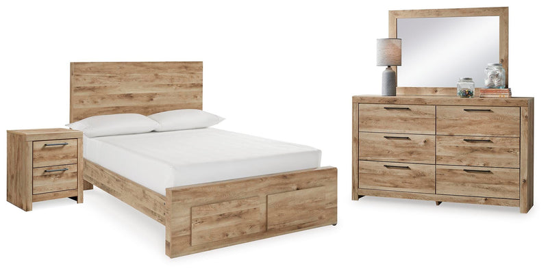 Hyanna Panel Storage Bed Bedroom Set