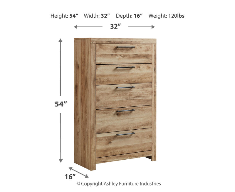 Hyanna Five Drawer Chest