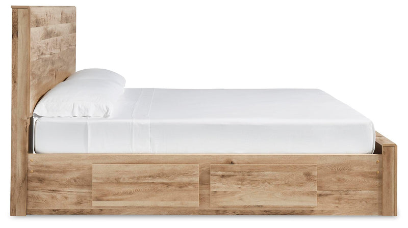 Hyanna Panel Storage Bed with 2 Under Bed Storage Drawers