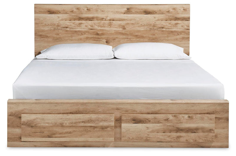 Cama con almacenaje en el cabecero Hyanna