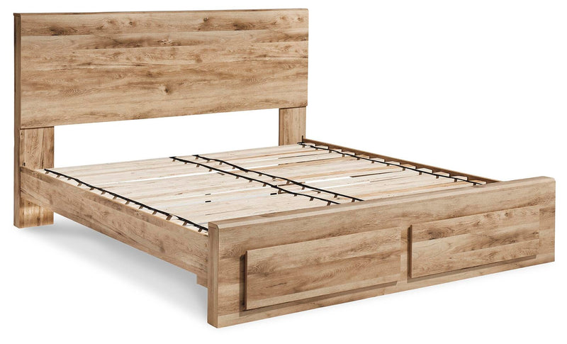 Cama con almacenaje en el cabecero Hyanna