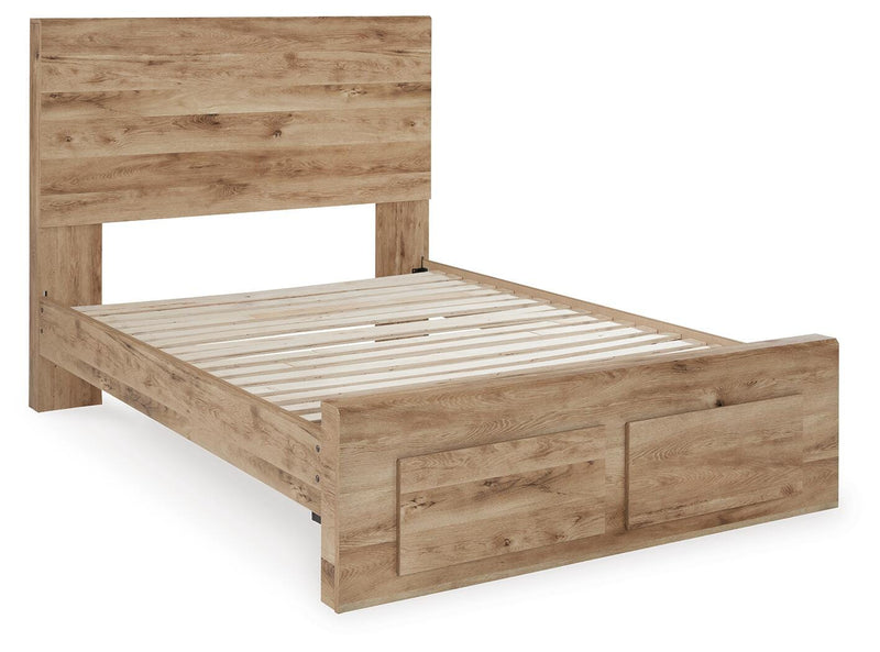 Cama con almacenaje en el cabecero Hyanna