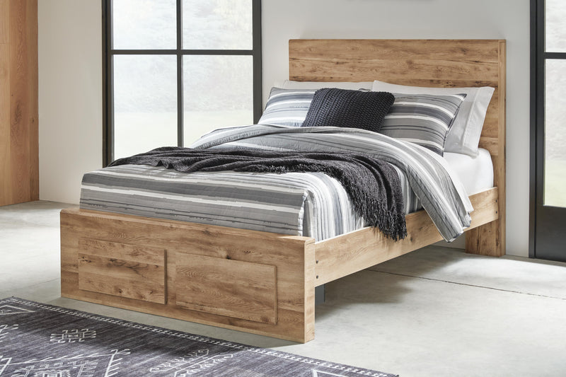 Cama con almacenaje en el cabecero Hyanna