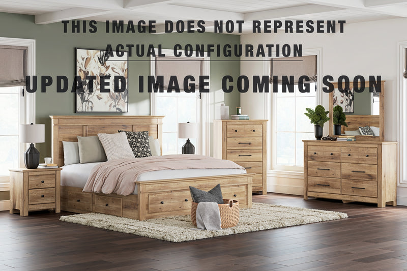 Makidern Panel Storage Bed Bedroom Set