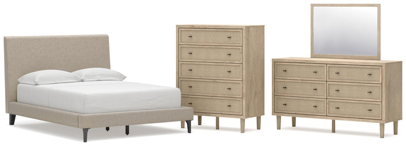 Cielden Upholstered Bed Bedroom Set