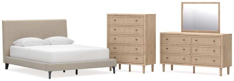 Cielden Upholstered Bed Bedroom Set