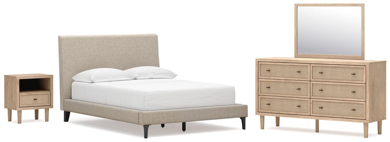 Cielden Upholstered Bed Bedroom Set