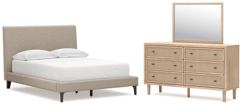 Cielden Upholstered Bed Bedroom Set