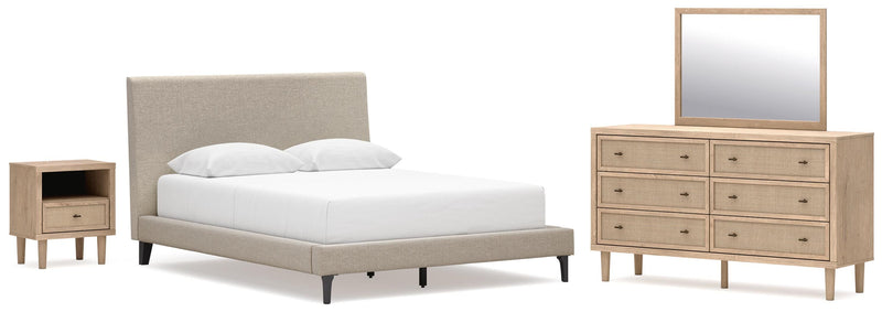 Cielden Upholstered Bed Bedroom Set