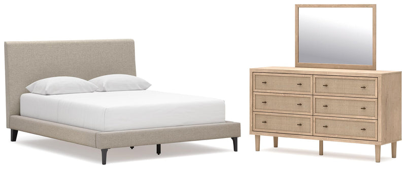 Cielden Upholstered Bed Bedroom Set