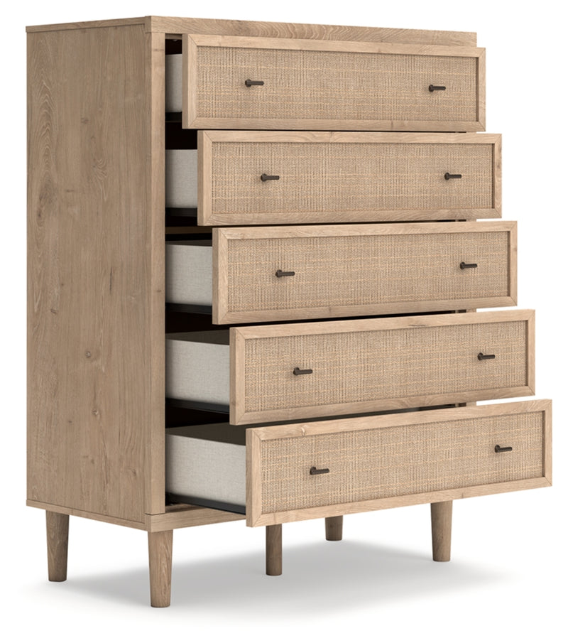 Cielden Five Drawer Wide Chest