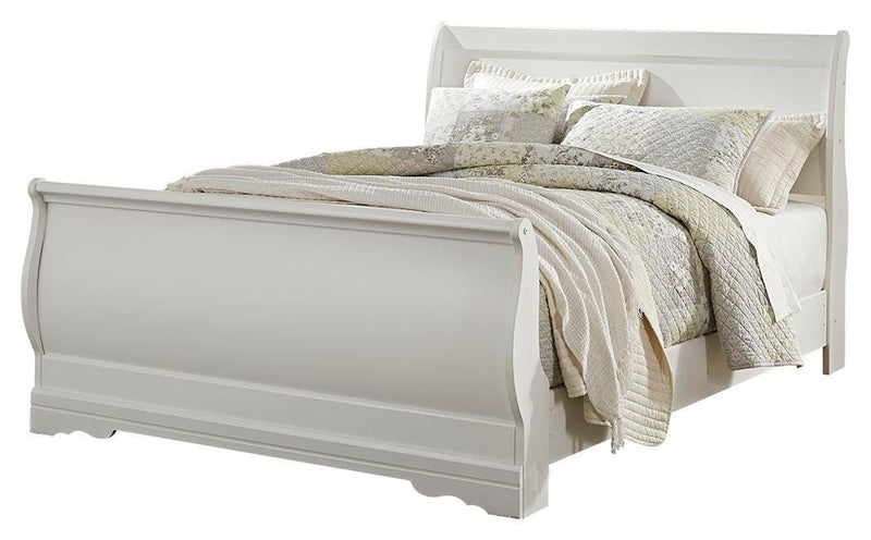 Juego de dormitorio con cama trineo Anarasia