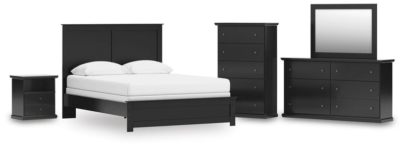 Maribel Panel Bed Bedroom Set
