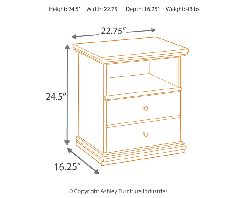 Maribel One Drawer Night Stand