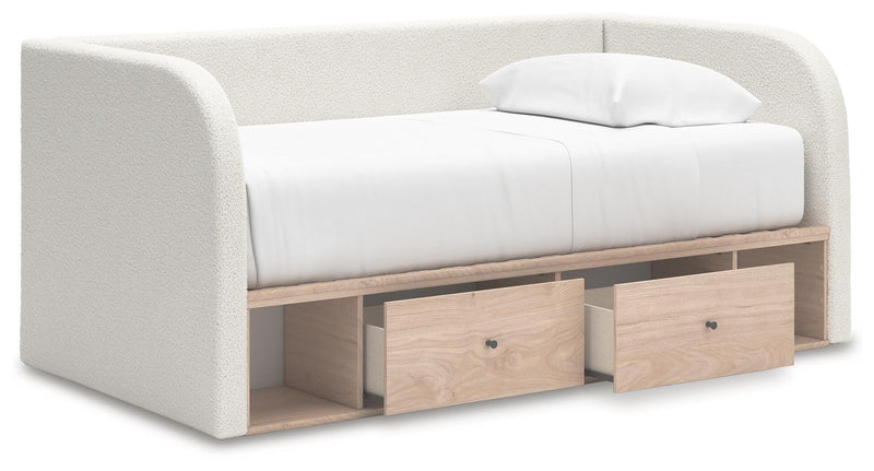 Shapella Upholstered Day Bed with Storage