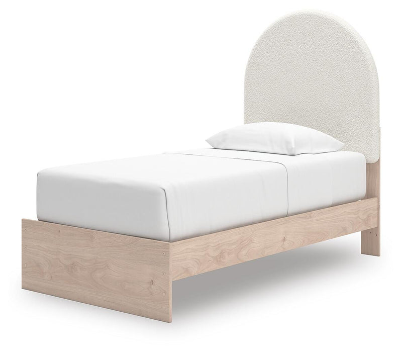 Shapella Upholstered Panel Bed with Storage