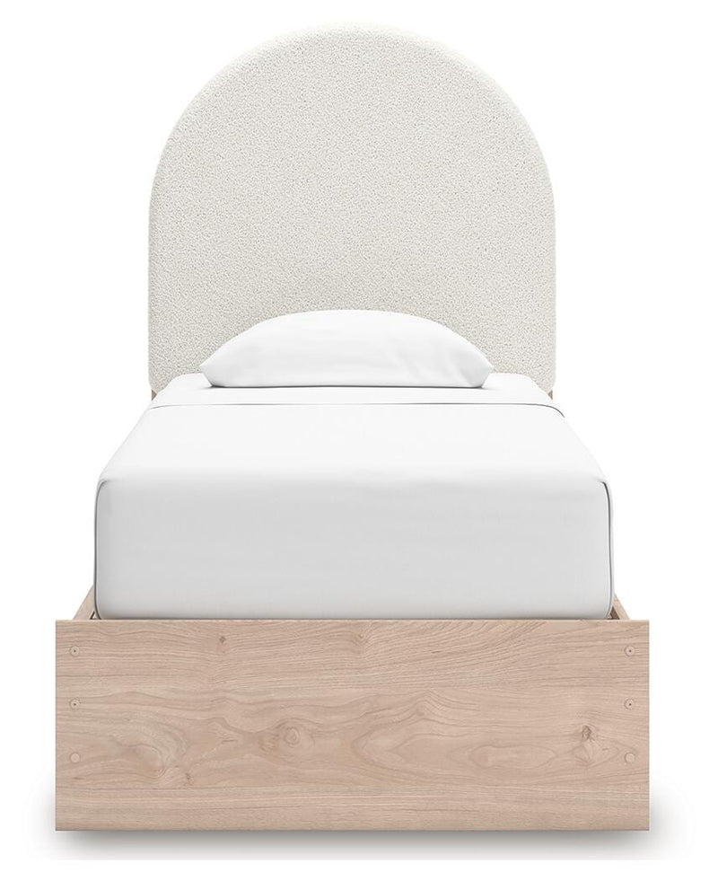 Shapella Upholstered Panel Bed with Storage