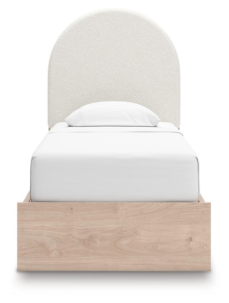 Shapella Upholstered Panel Bed with Storage