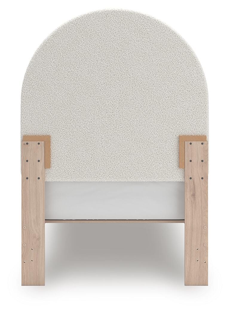 Cama Shapella tapizada con paneles