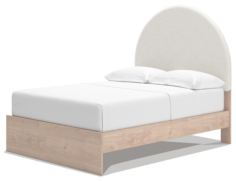 Shapella Upholstered Panel Bed with Storage