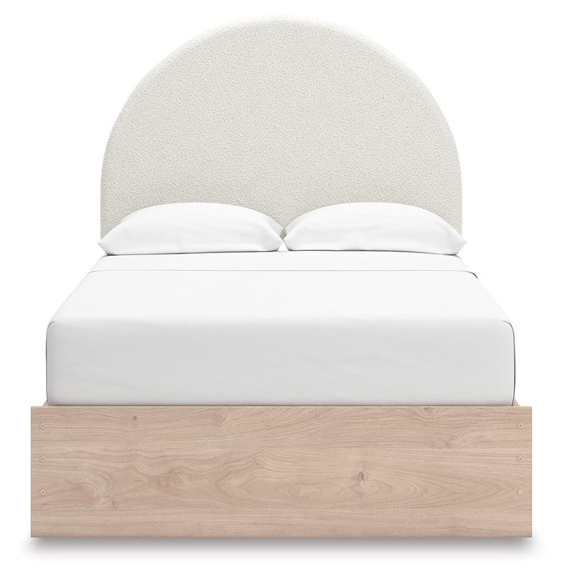 Shapella Upholstered Panel Bed with Storage
