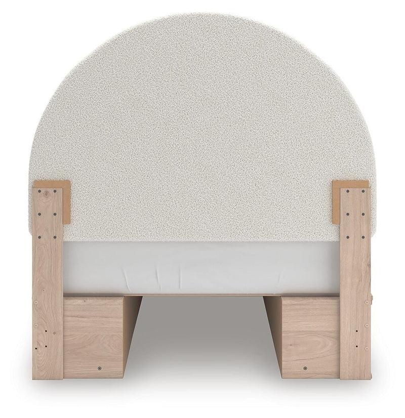 Shapella Upholstered Panel Bed with Storage