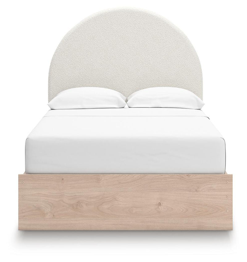 Shapella Upholstered Panel Bed with Storage