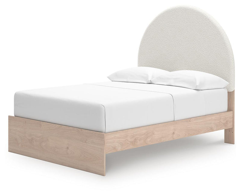 Cama Shapella tapizada con paneles