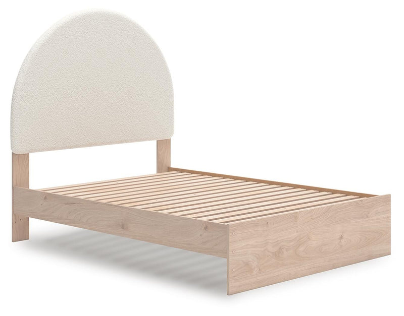Cama Shapella tapizada con paneles