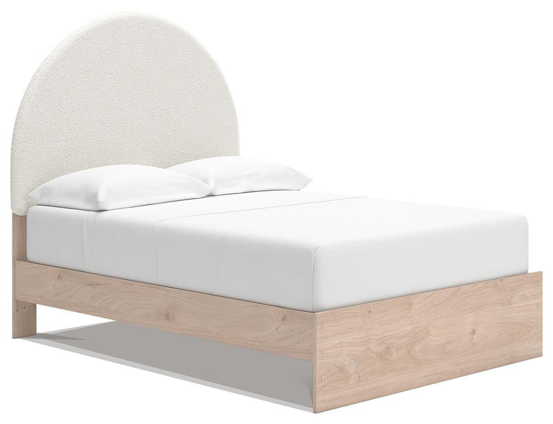 Cama Shapella tapizada con paneles